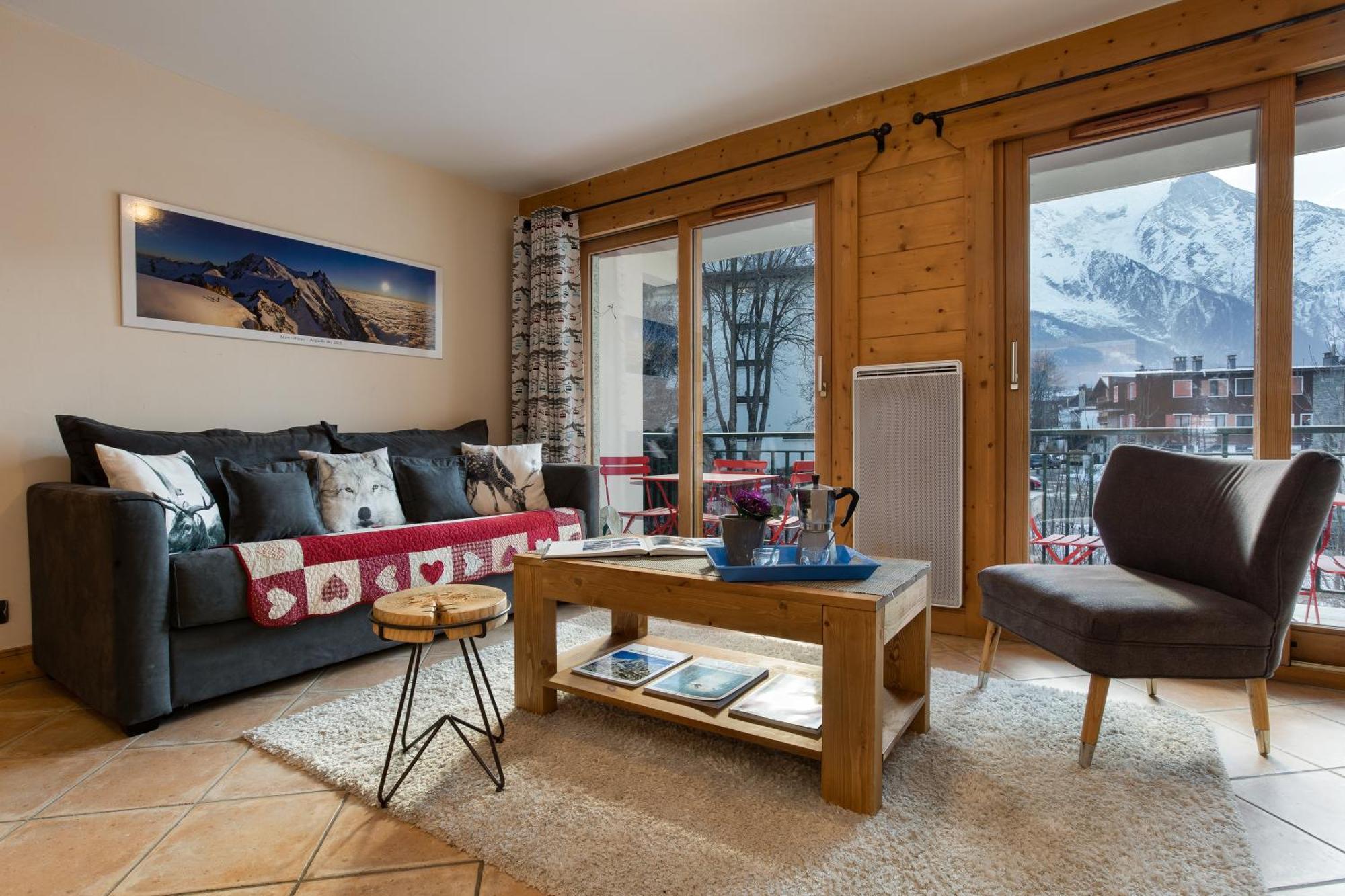 Appartement Belle Vue - Happy Rentals Chamonix Dış mekan fotoğraf